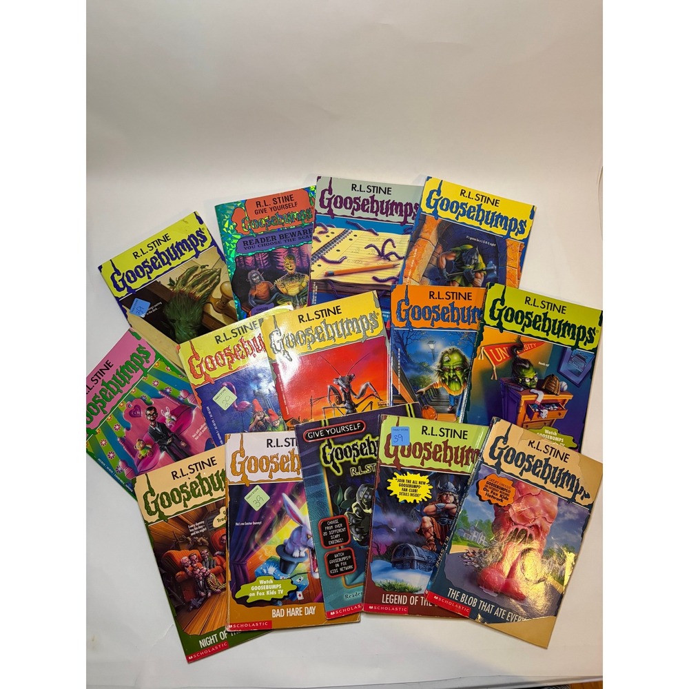 Lot of 14 Goosebumps Apple Fiction Paperback Books Reading Scholastic